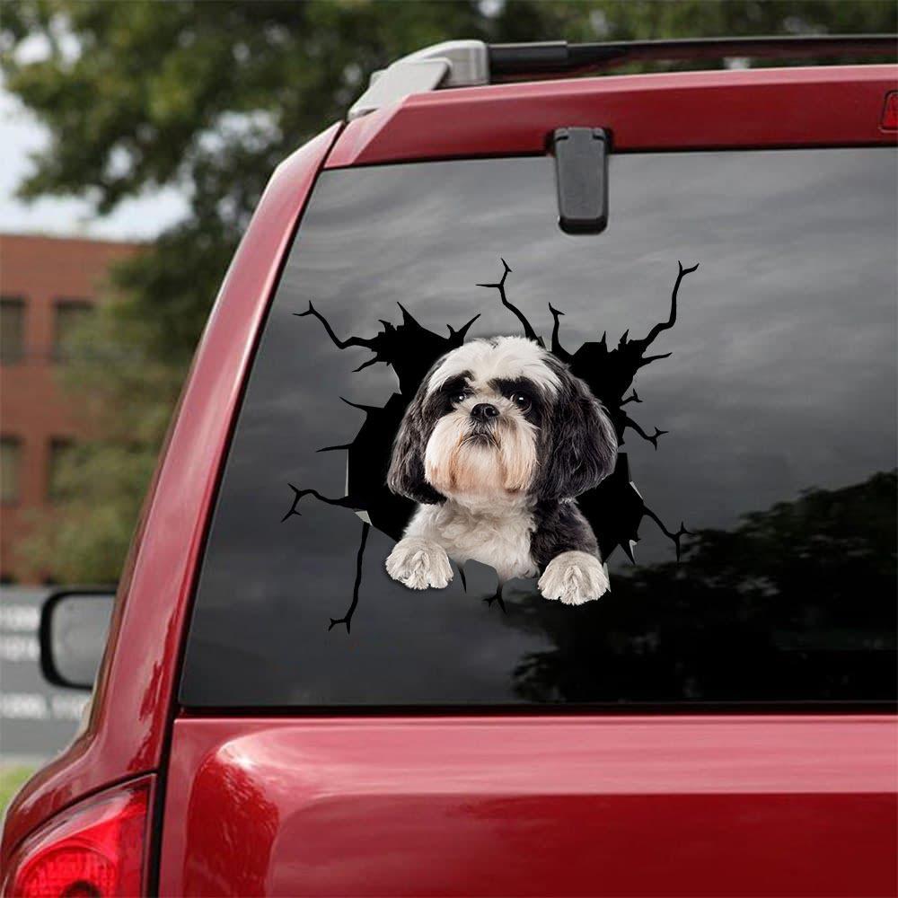 Animal Wall Stickers All Kinds Of Puppy Creative Hole Car Window Electrostatic