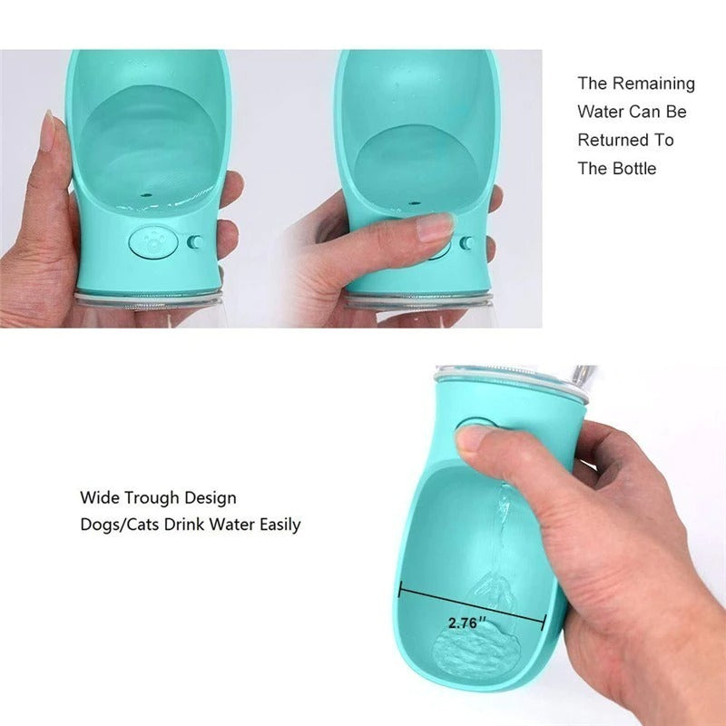 Water bottle for pet trips Free Shipping