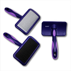 Pet grooming brush