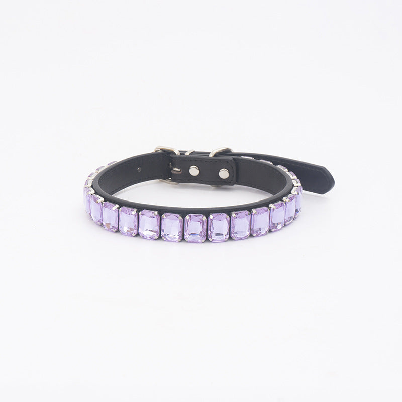 Diamond pet collar