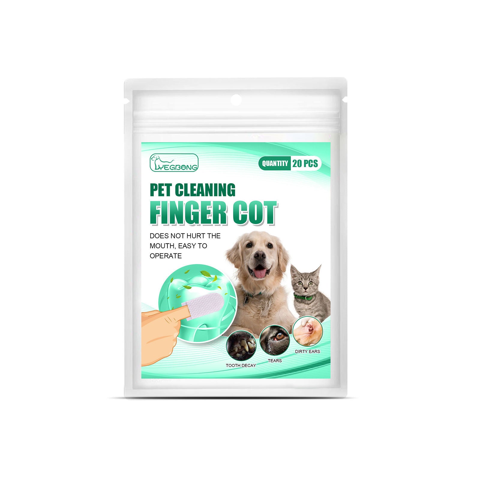 Pet Cleaning Teeth Finger Stall