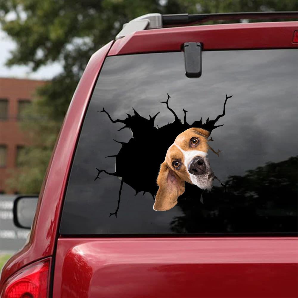 Animal Wall Stickers All Kinds Of Puppy Creative Hole Car Window Electrostatic