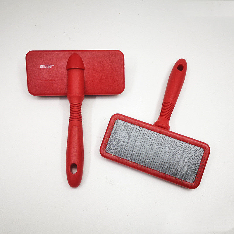 Pet grooming brush