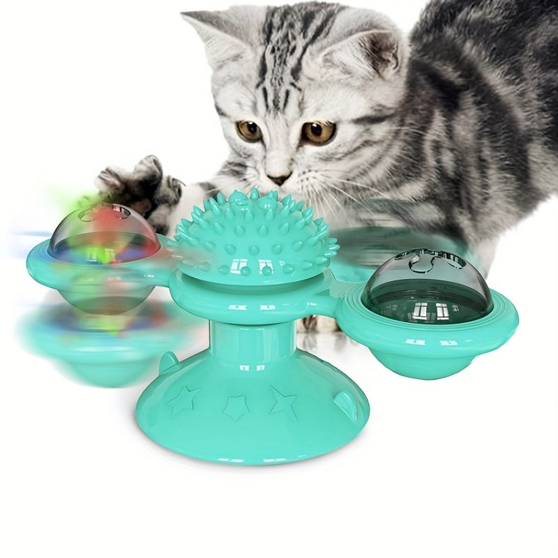 Catnip Balls Cute Rotating Interactive Cat Toy  - Free Shipping