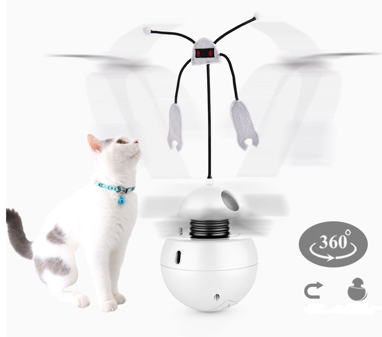 robot tumbler laser cat toy