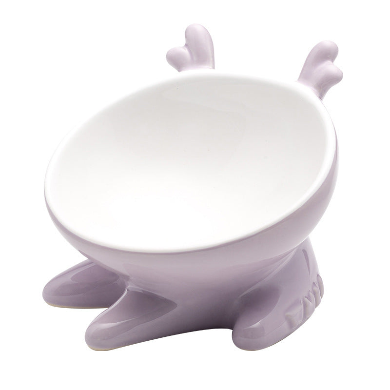 Ceramic pet bowl