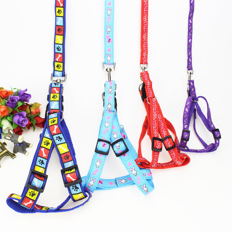 Printed patch pet leash