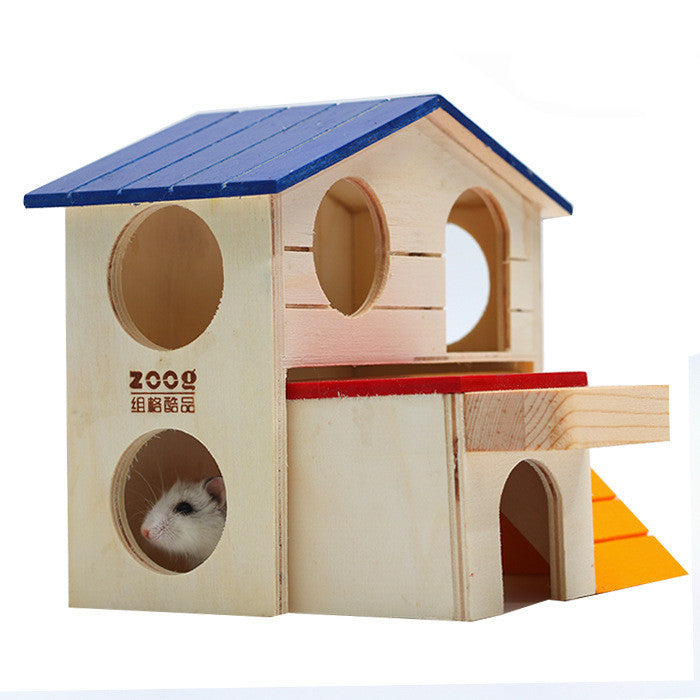 Wooden Hamster Toys Top Villa