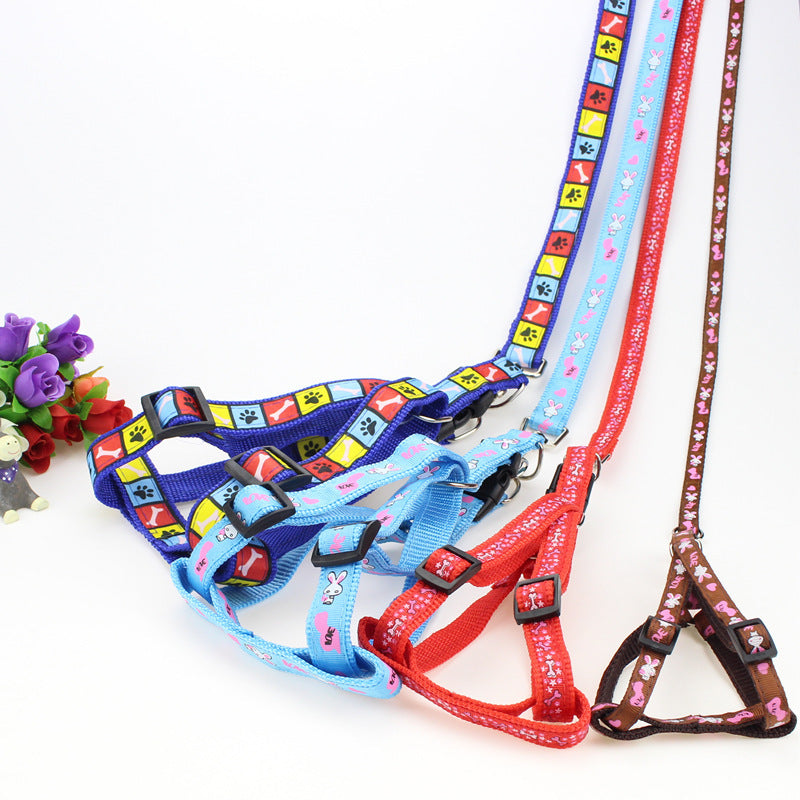 Printed patch pet leash