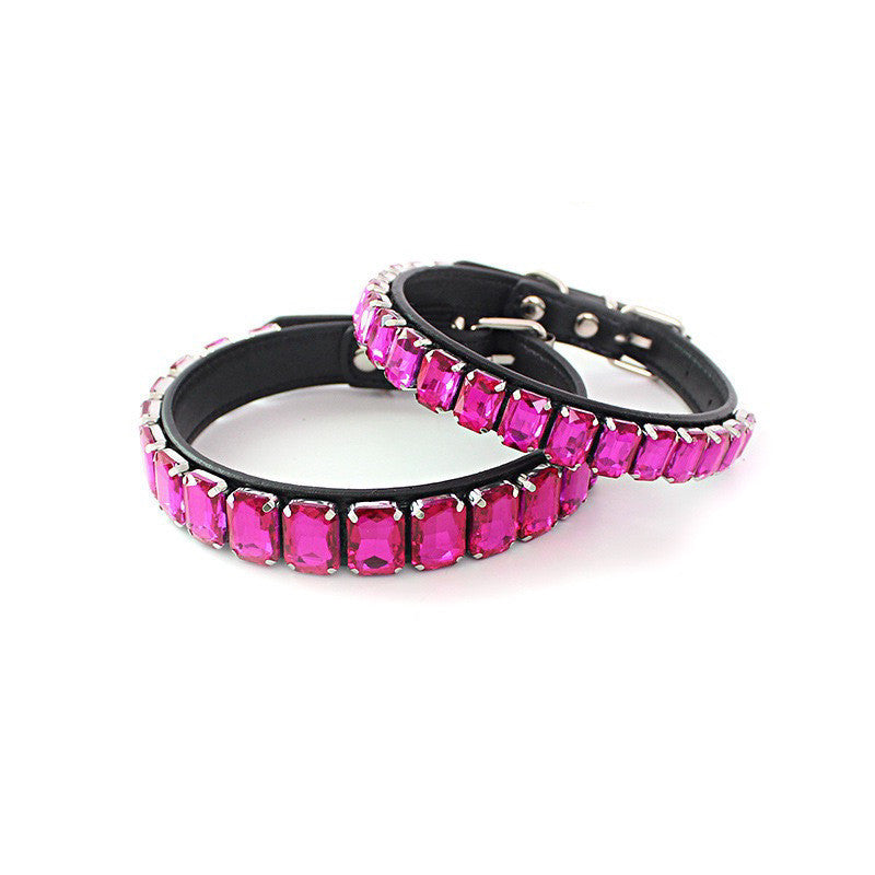 Diamond pet collar