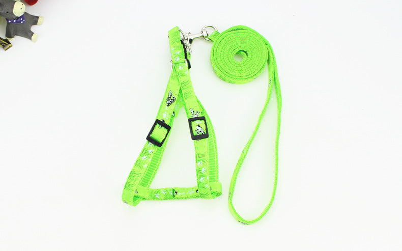 Printed patch pet leash