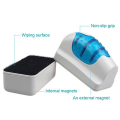 Fish tank magnetic brush