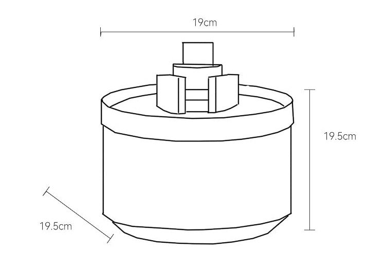 Water Fountain Wireless Induction Drink Fountain