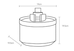 Water Fountain Wireless Induction Drink Fountain