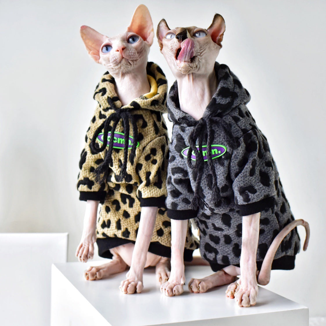 Pet Cotton Camouflage Sweater Hairless Cat