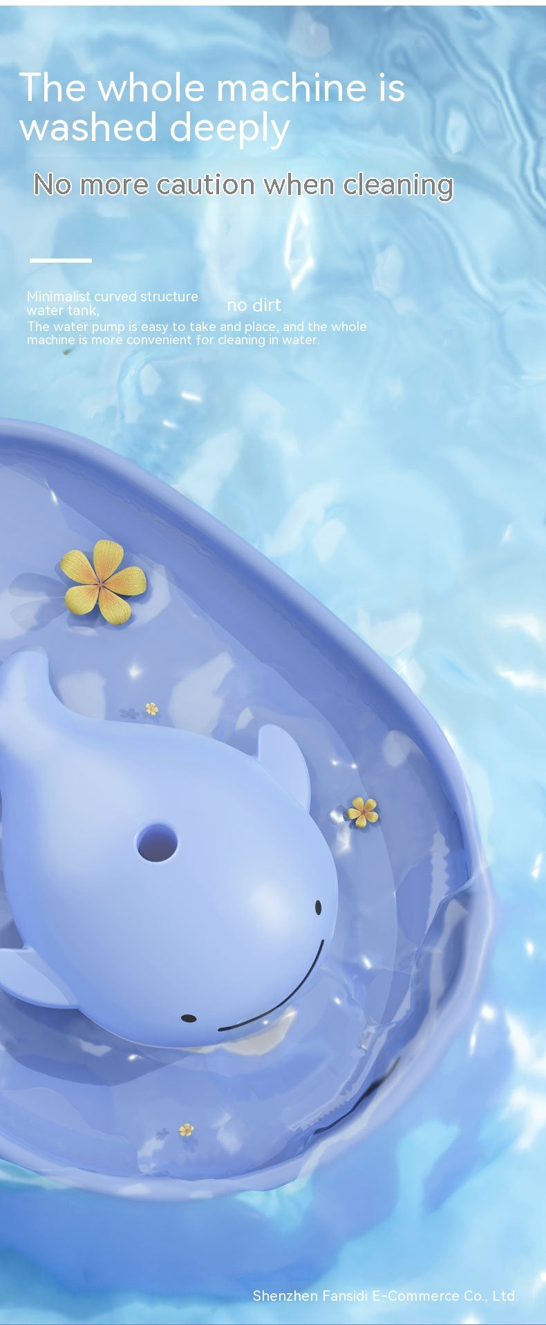 Dancing Whale Pet Water Dispenser