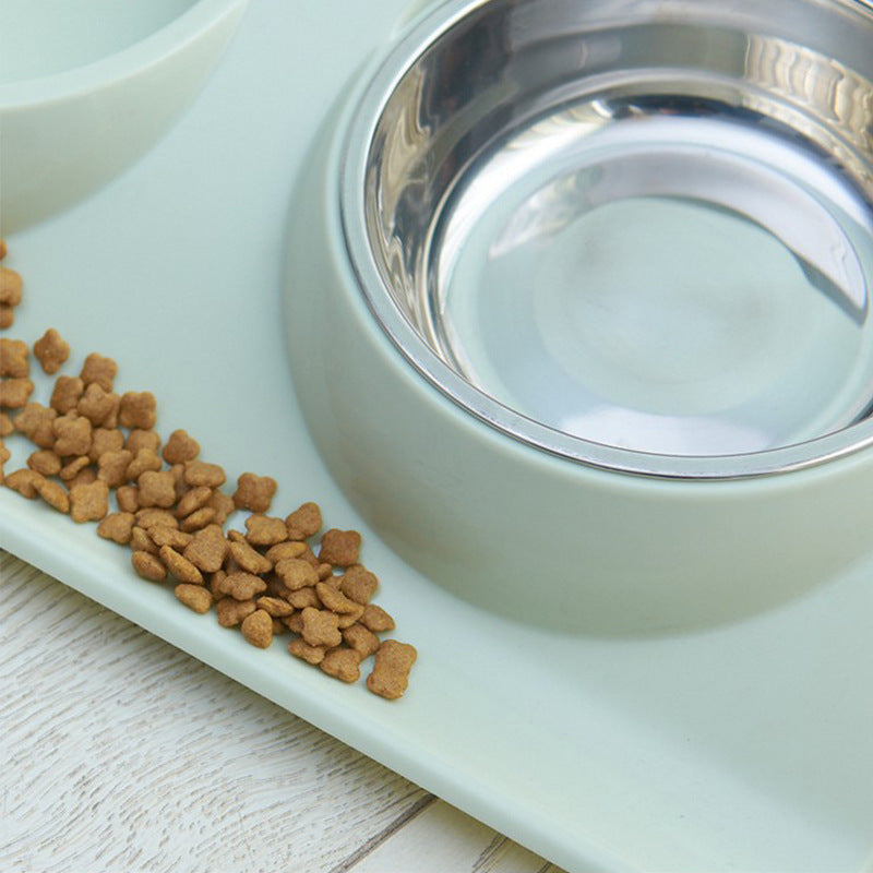 Stainless steel pet bowl