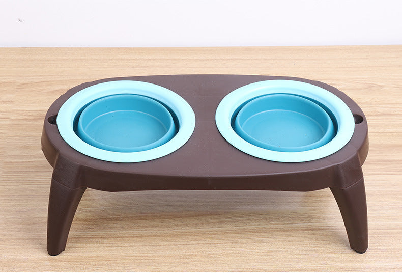 Folding pet bowl