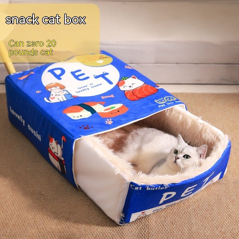 Box-shaped Cat Nest