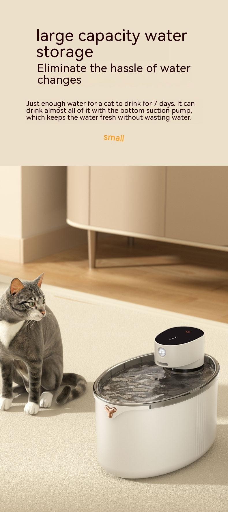 Pet Wireless Smart Cat Mute Water Dispenser