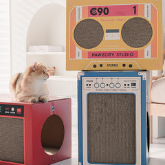 Retro Audio Tape Cat Scratching Board