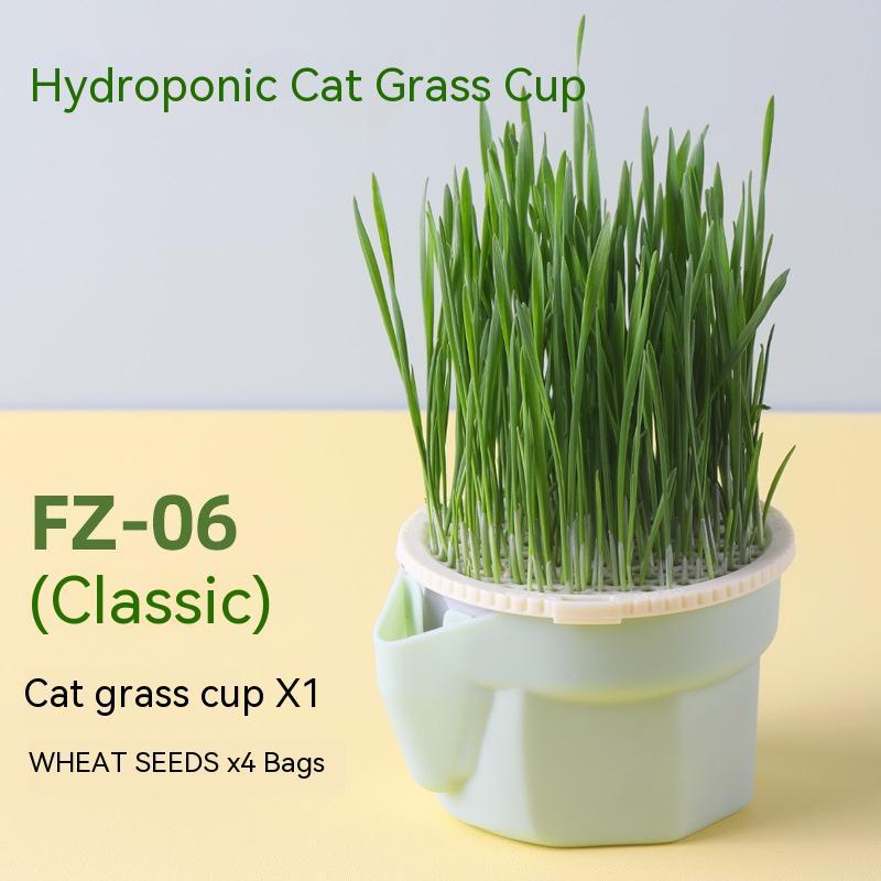 Cat grass cup