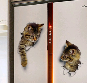 cute cat wall stickers