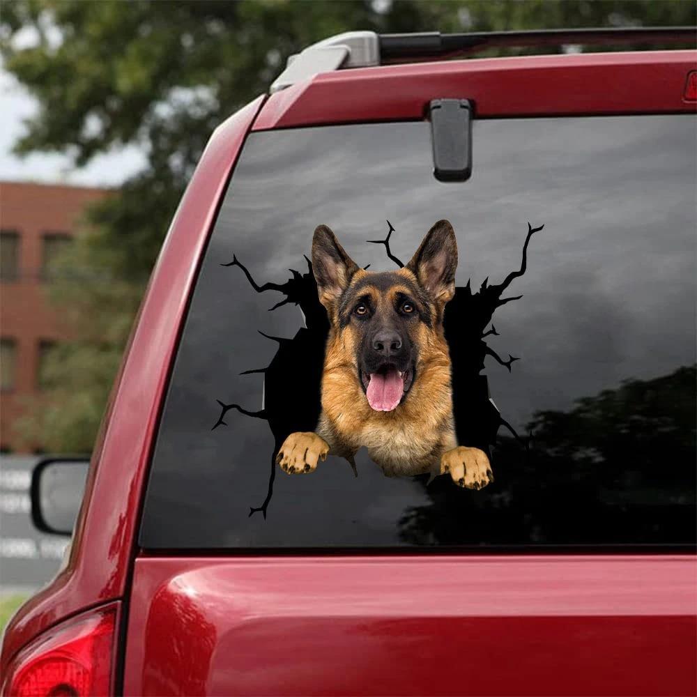 Animal Wall Stickers All Kinds Of Puppy Creative Hole Car Window Electrostatic