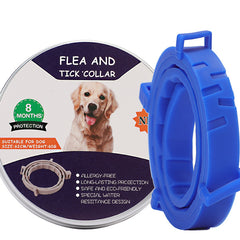 Collar for dogs and cats against ticks