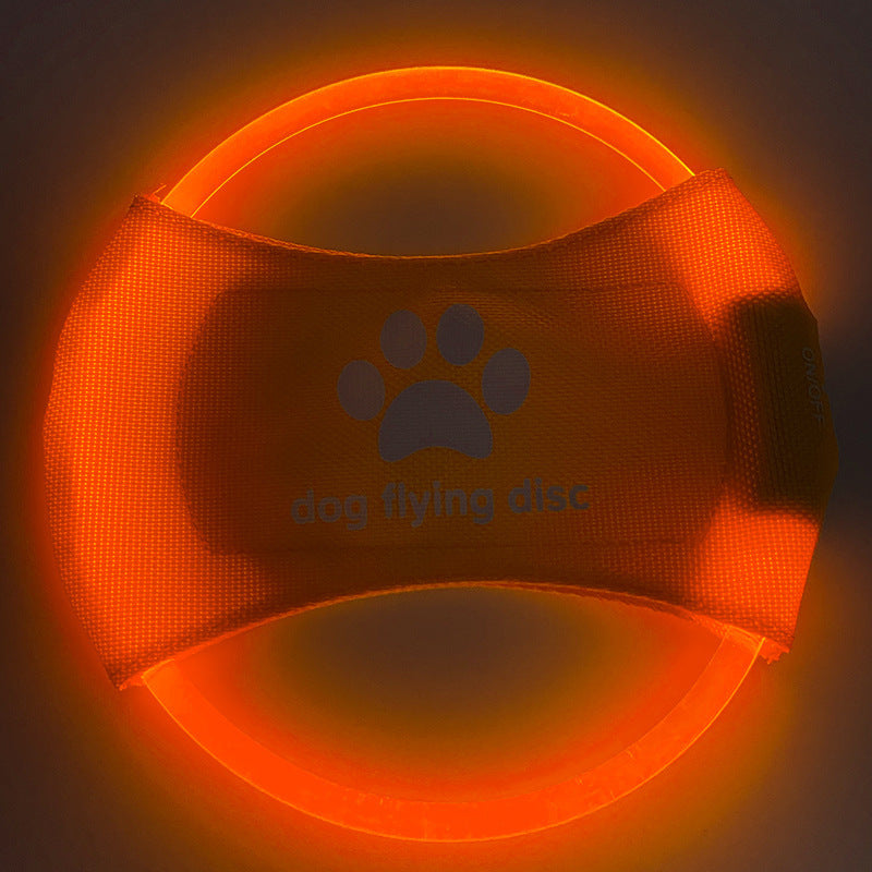 Dog Flying Discs Light Glowing