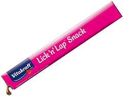 Vitakraft Lick 'n' Lap Salmon Flavor Creamy Treats for Cats, Low Calorie, Grab-n-Go Squeeze Tube Treats or Saucy Food Topping, 5 Pack