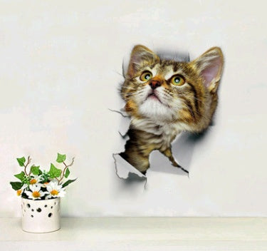 cute cat wall stickers