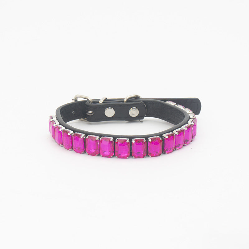 Diamond pet collar