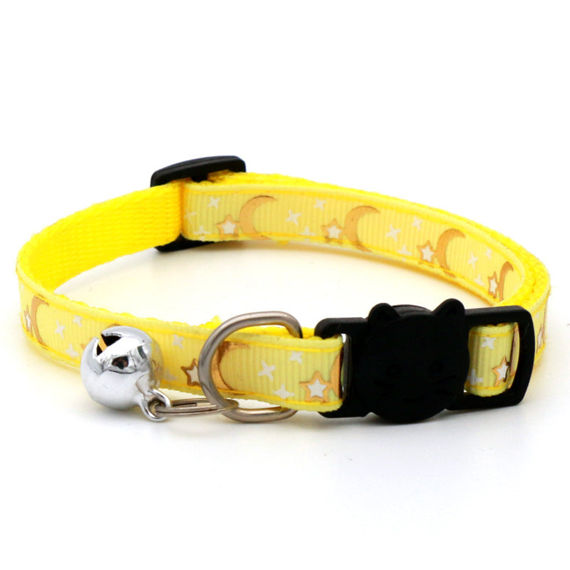 Pet Bronzing Moon Cat Dog Collar