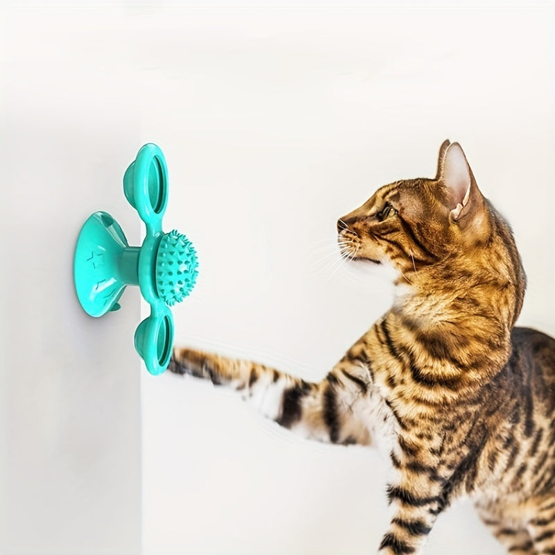 Catnip Balls Cute Rotating Interactive Cat Toy  - Free Shipping