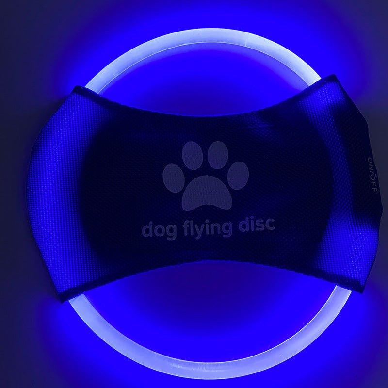 Dog Flying Discs Light Glowing