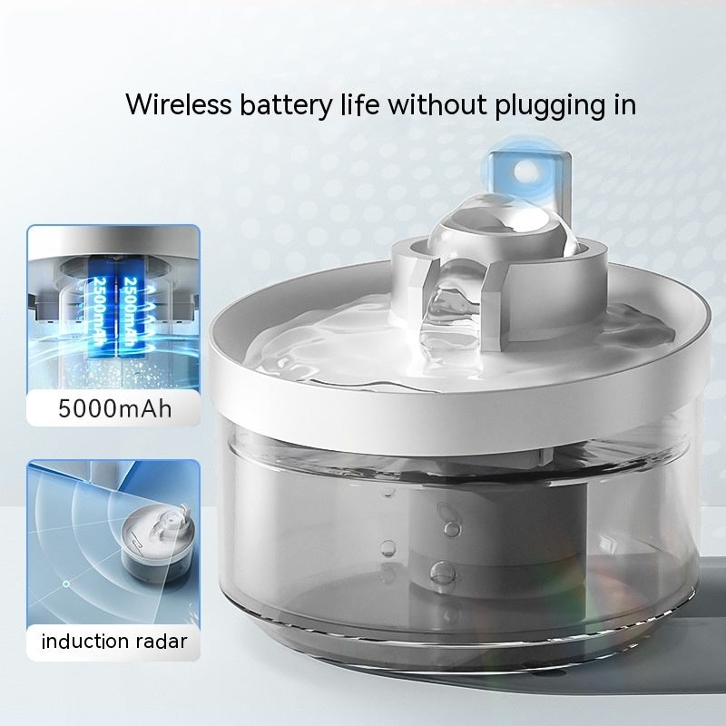Water Fountain Wireless Induction Drink Fountain