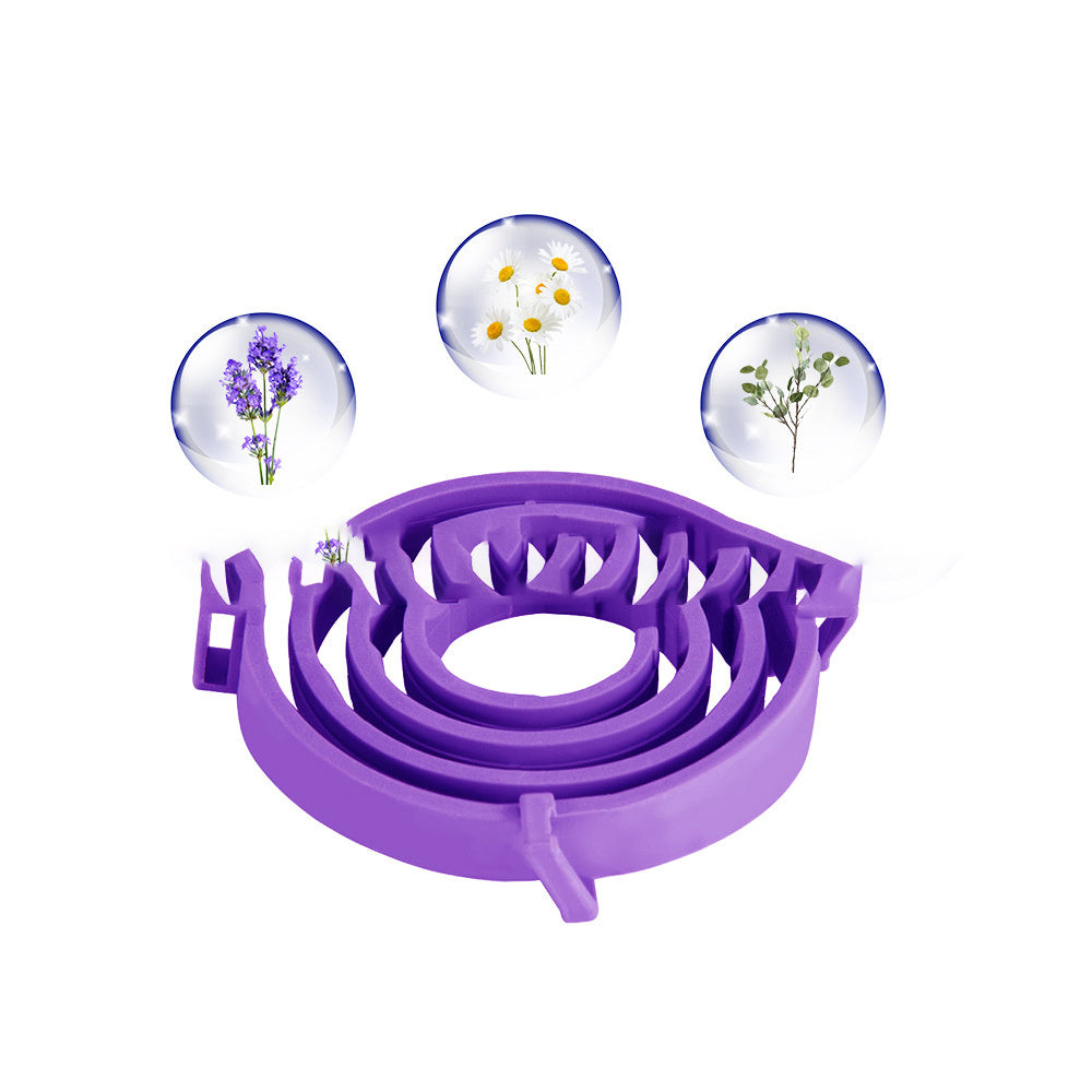 Collars against fleas and ticks