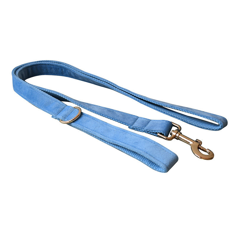 Blue Velvet Pet Collar