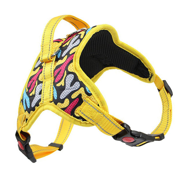 Pet Harness Reflective Leash Set