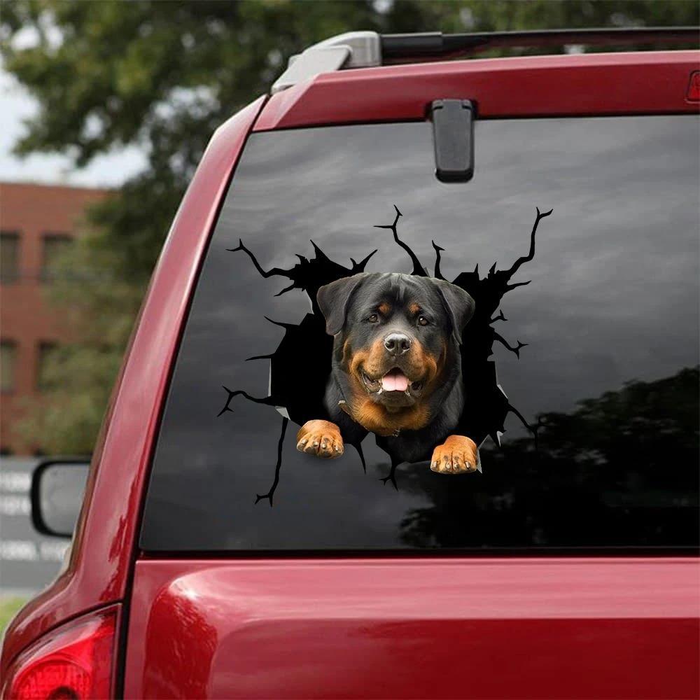 Animal Wall Stickers All Kinds Of Puppy Creative Hole Car Window Electrostatic