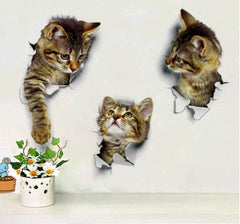 cute cat wall stickers