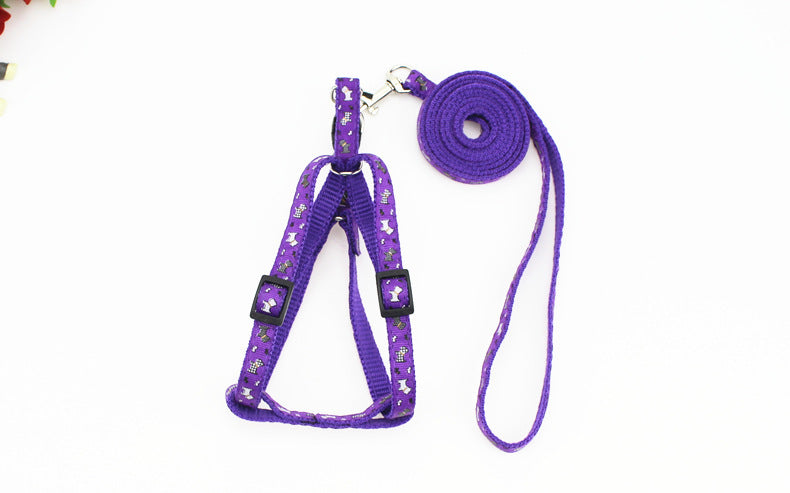 Printed patch pet leash