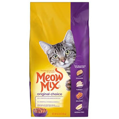 Meow Mix Original Choice Dry Cat Food, 6.3 Pound, Complete & Balanced Nutrition