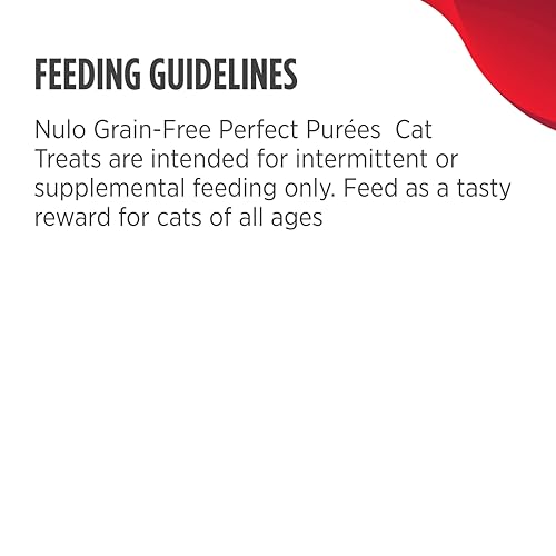 Nulo Freestyle Grain-Free Perfect Purees Premium Wet Cat Treats, Squeezable Meal Topper for Felines, High Moisture Content to Support Cat Hydration, 0.5 Ounce, Variety Pack