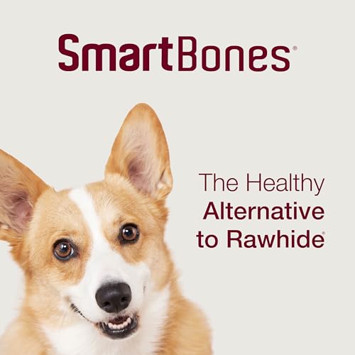 SmartBones SmartSticks, Treat Your Dog to a Rawhide-Free Chew Made With Real Chicken and Vegetables,10 sticks