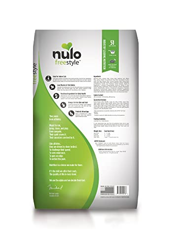 Nulo Freestyle Indoor Cat Food, Supports Weight Management, Premium Grain-Free Dry Small Bite Kibble, All Natural Animal Protein Recipe with BC30 Probiotic for Digestive Health Support