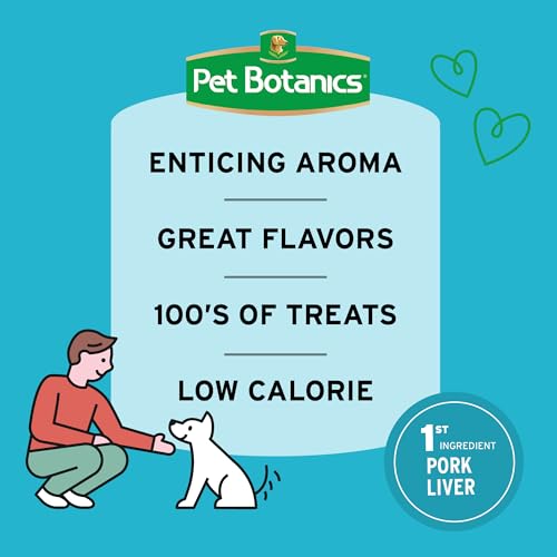 Pet Botanics 4 oz. Pouch Training Rewards Puppy Bites Soft & Chewy, Peanut Butter Flavor, with 200 Treats Per Bag, The Choice of Top Trainers