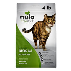 Nulo Freestyle Indoor Cat Food, Premium Grain-Free Dry Small Bite Kibble, All Natural Animal Protein Recipe with BC30 Probiotic for Digestive Health Support