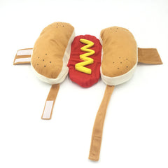 Hot dog costume for dogs